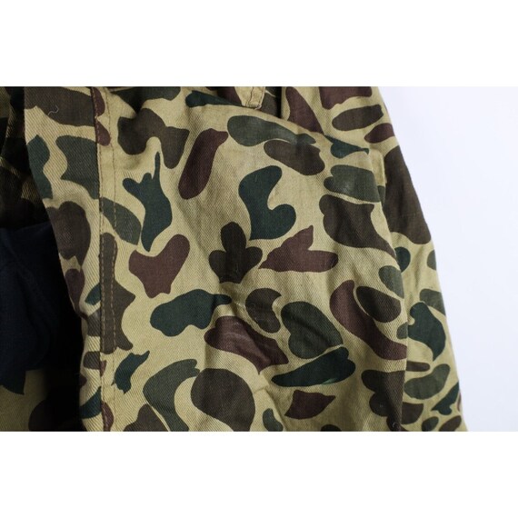70s Streetwear Mens XL Faded Frogskin Camouflage … - image 10