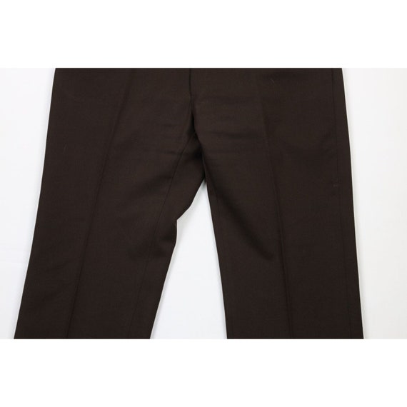 70s Streetwear Mens 38x30 Faded Knit Wide Leg Bel… - image 3