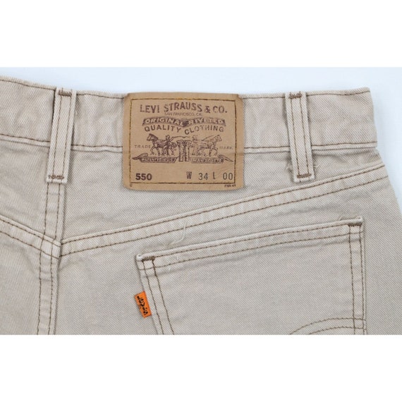 90s Levis 550 Orange Tab Mens 34 Relaxed Fit Deni… - image 10