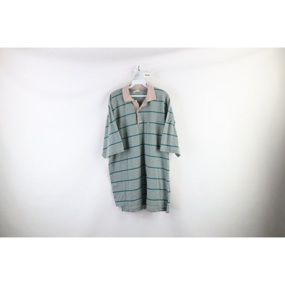 90s Quiksilver Mens XL Baggy Fit Striped Surfing … - image 1