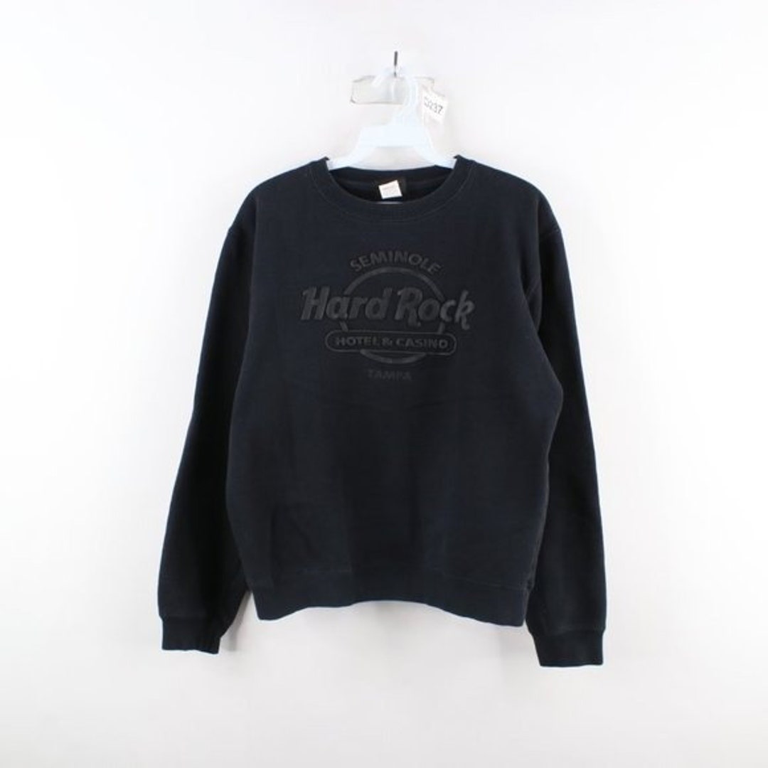 Sweat Hard Rock Cafe Femme Bleu Marine XL - Vintage, Coton, Bon état