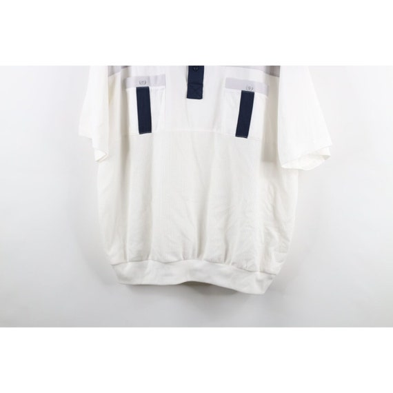 90s Streetwear Mens XL Ribbed Color Block Mob Maf… - image 3