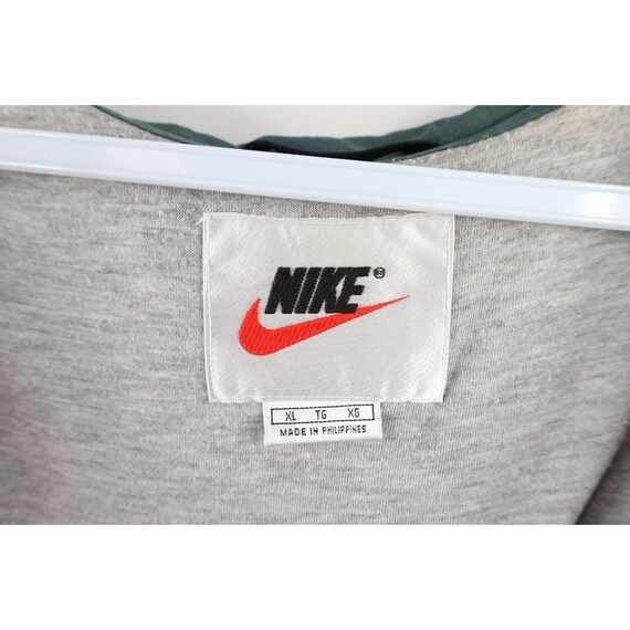 90s Nike Mens Size XL Mini Swoosh Lined Windbreak… - image 10