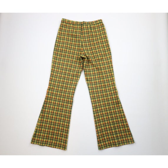 60s 70s Streetwear Womens 13 / 14 Knit Wide Leg B… - image 9