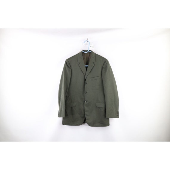 50s Streetwear Mens Size 38R Wool 3 Button Suit C… - image 1