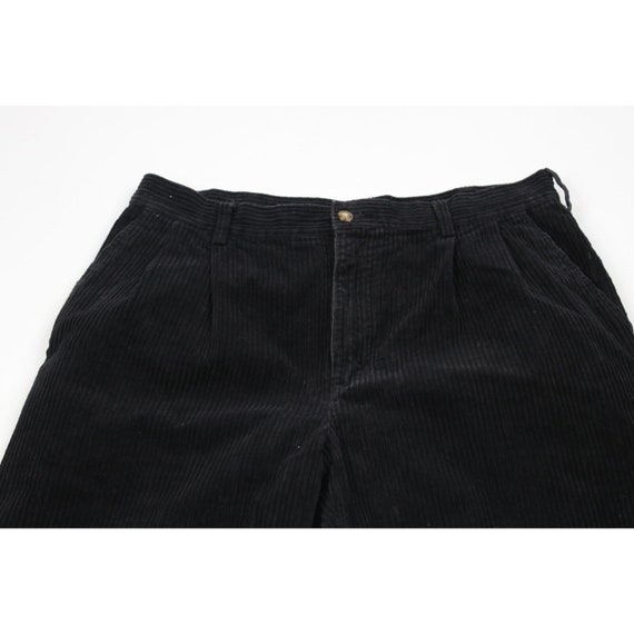 90s Streetwear Mens 34x30 Distressed Pleated Tape… - image 2