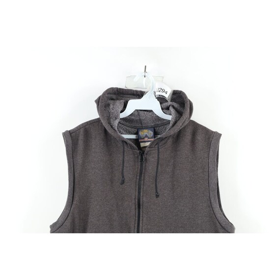90s Streetwear Mens Medium Faded Blank Full Zip Sleeveless Hoodie Gray USA Vintage Sleeveless Sweatshirt 1990s Blank Hoodie Mens Hoodie Etsy UK