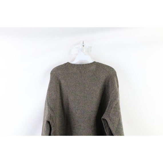 70s Streetwear Mens Size 46 Blank Shetland Wool K… - image 8