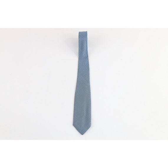 50s 60s Rockabilly Distressed Silk Neck Tie Dress… - image 1