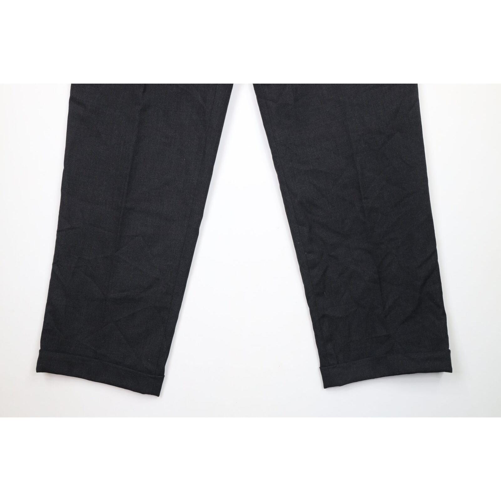 パンツ 1990-00's's Vintage BrooksBrothers 90s Brooks Brothers Brooksease Mens 36x32 Distressed Wool