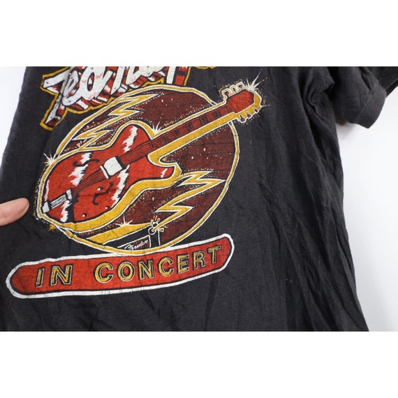 80s Mens Small Distressed Ted Nugent In Concert B… - image 10