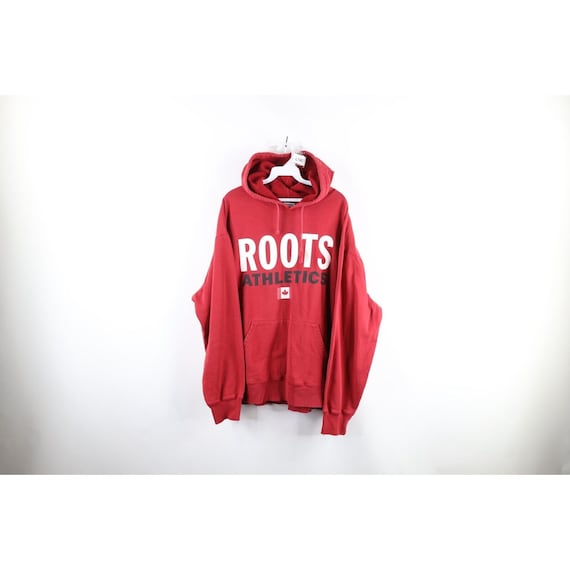 90s Roots Athletics Mens 2XL Distressed Spell Out… - image 1