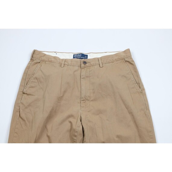 パンツ 90s Polo ralph lauren wide chino pants 90s Ralph Lauren Mens 34x32 Faded Wide Leg Chino Pants Brown