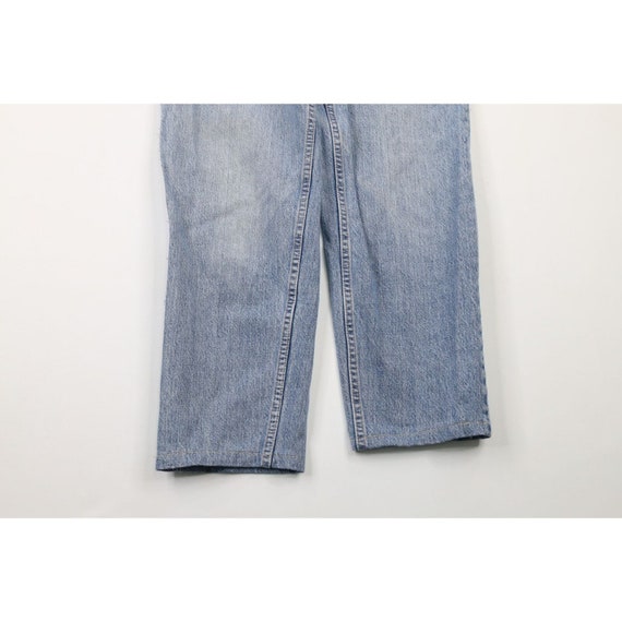 90s Perry Ellis Mens 30x29 Thrashed Straight Leg … - image 3