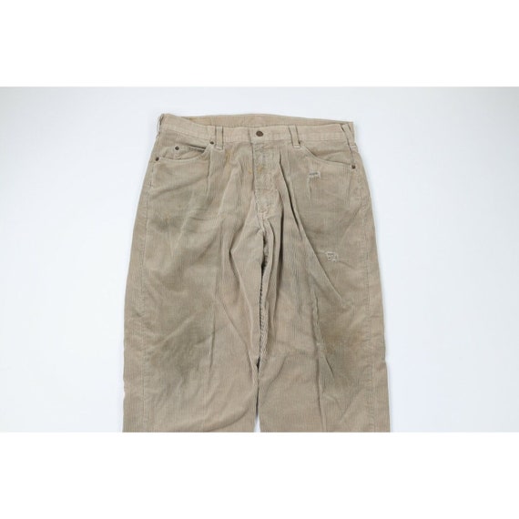 90s Levis 565 Mens 36x30 Thrashed Loose Wide Leg … - image 2