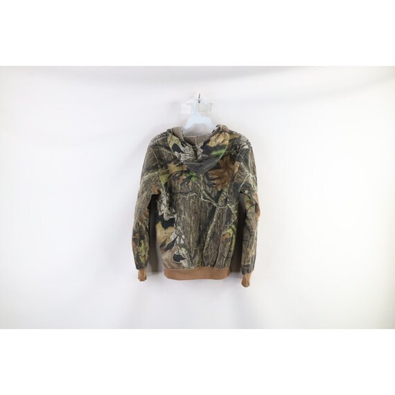 90s Streetwear Womens Small Faded Camouflage Full… - image 10