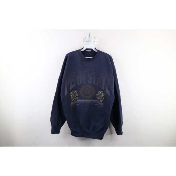 90s Mens Large Faded Spell Out Penn State Universi