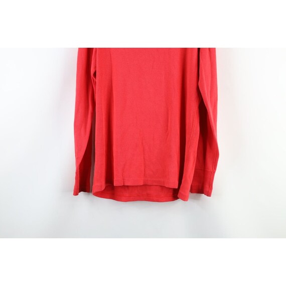 90s Gap Mens Large Thermal Ribbed Knit Long Sleeve Henley T-shirt 