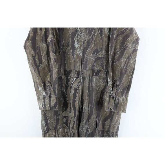 80s Rockabilly Mens XL Faded Camouflage Hunting C… - image 3