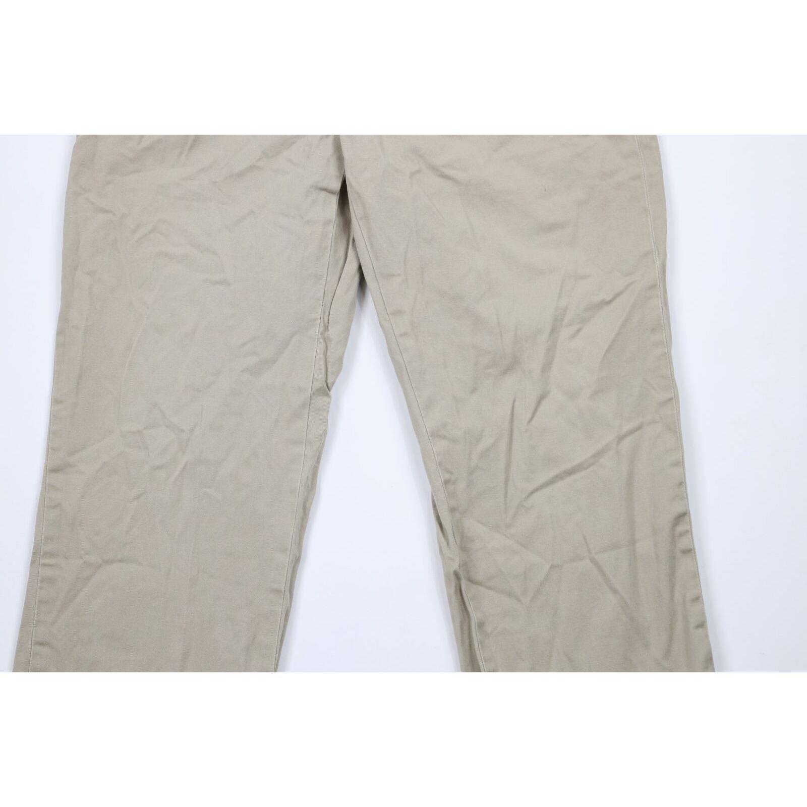 90s Ralph Lauren Mens 35x32 Faded Straight Leg Chino Pants