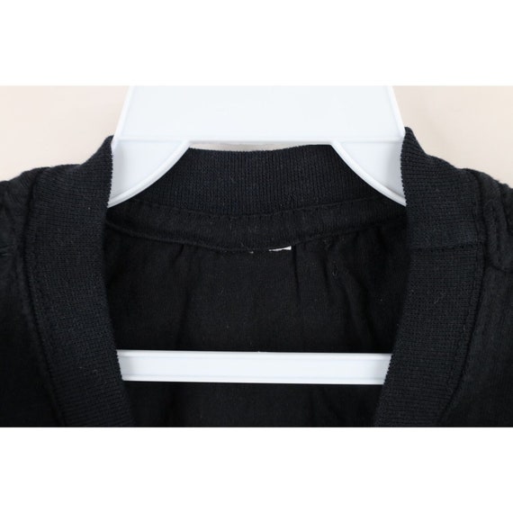 90s Streetwear Mens XL Faded Blank Short Sleeve T… - image 4