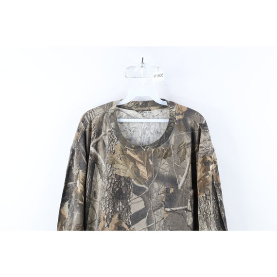 90s Streetwear Mens 4XL Faded Realtree Camouflage… - image 2