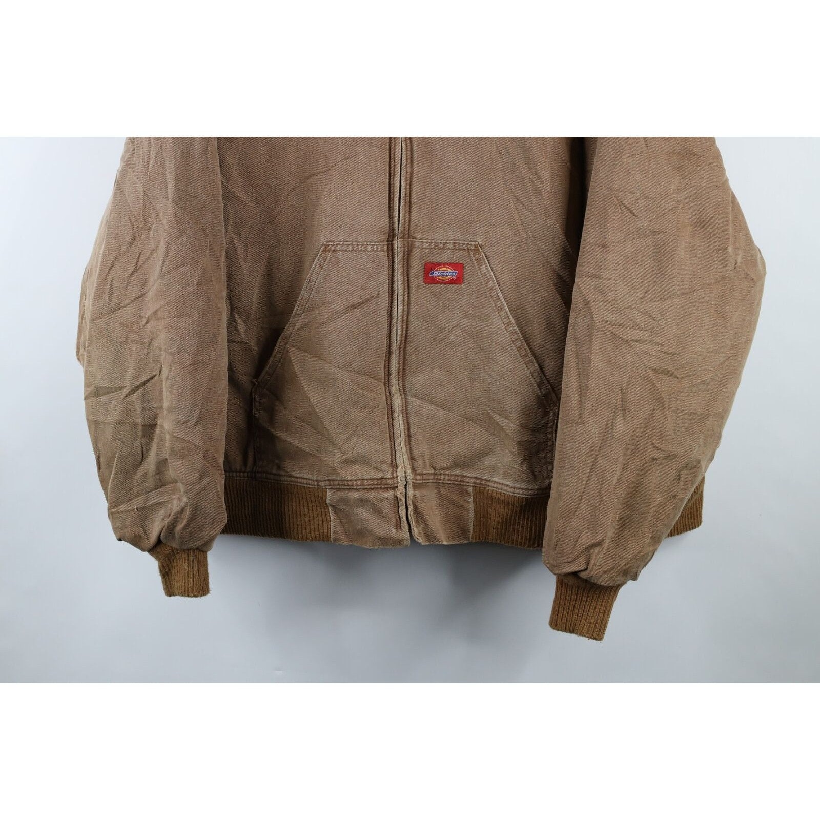 90s Dickies Mens 2XL XXL Distressed Quilted Canvas Hooded 90s Dickies Mens 2XL XXL Distressed Quilted Canvas Hooded