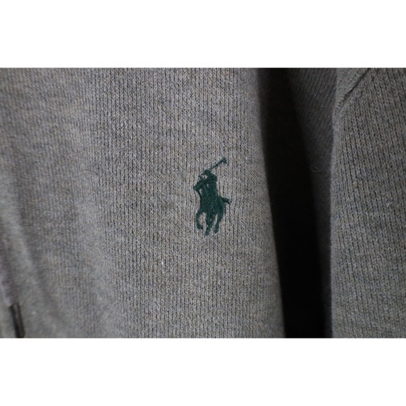 90s Ralph Lauren Mens XL Faded Heavyweight Cotton… - image 6