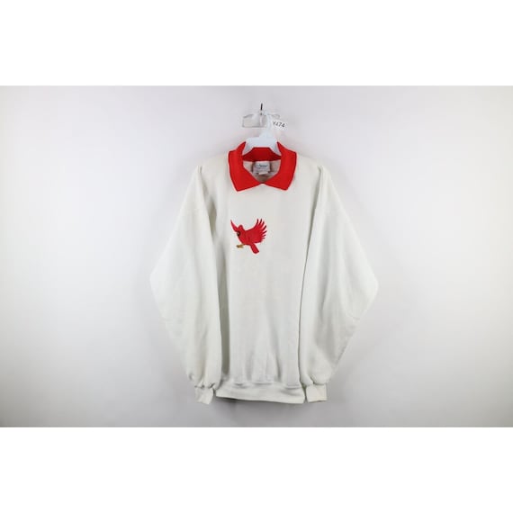 90s Country Primitive Womens Large Snow Cardinal B