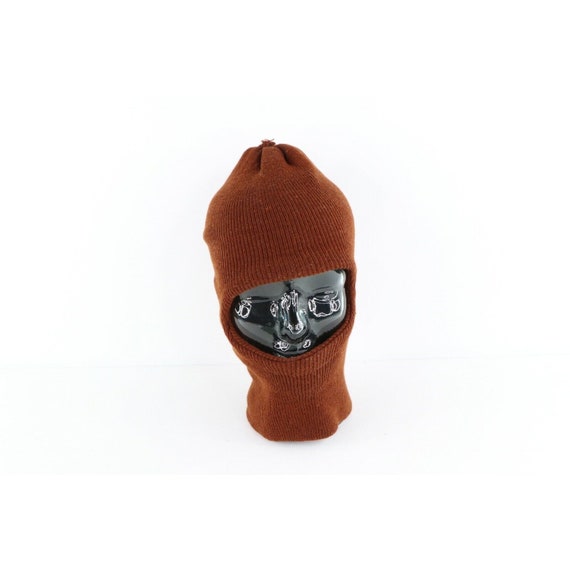 90s Streetwear Winter Acrylic Knit One Hole Robbe… - image 2