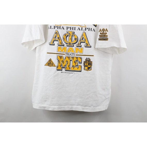 90s Mens XL Alpha Phi Alpha Fraternity Phenomenal… - image 3