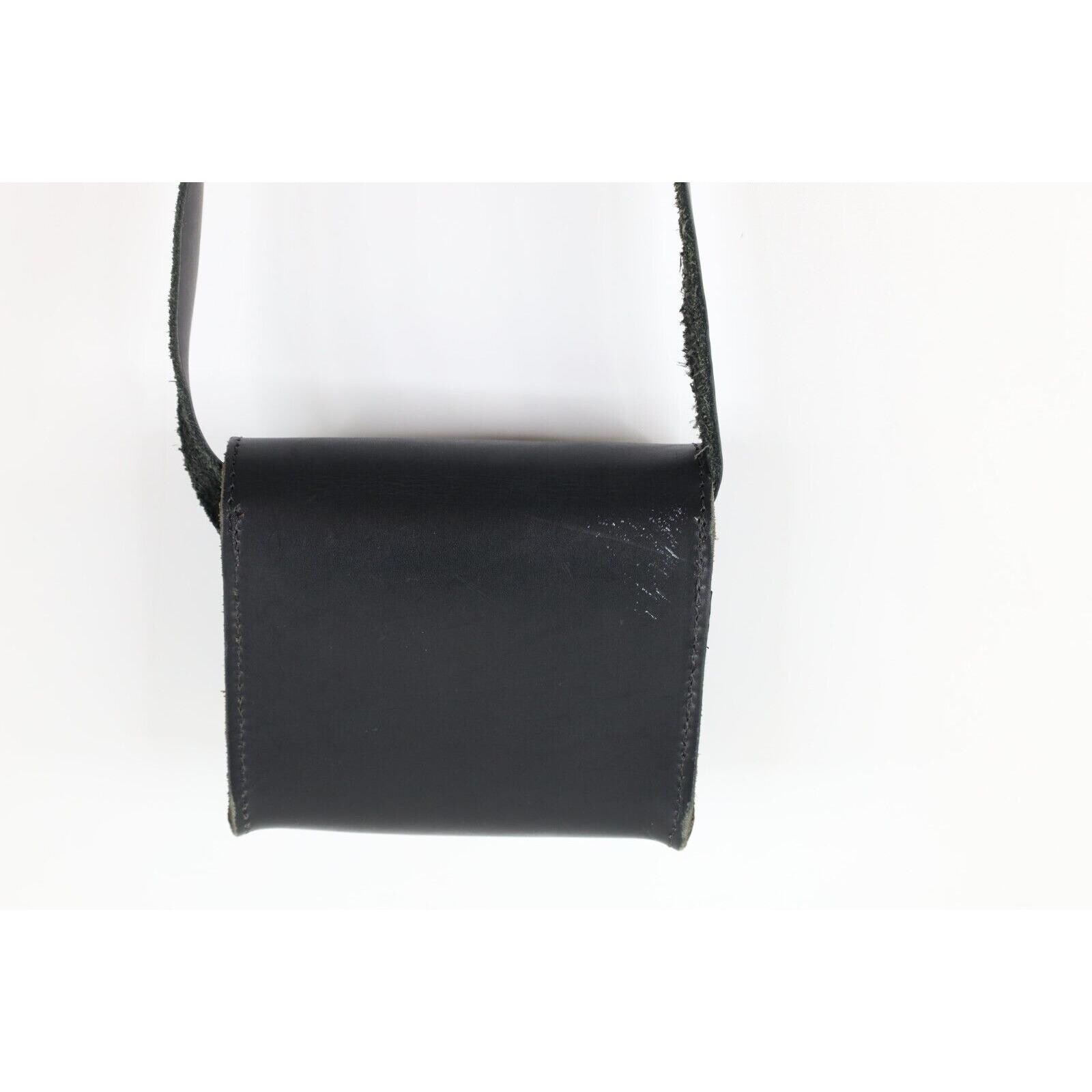 90s Harley Davidson Distressed Spell Out Leather Crossbody