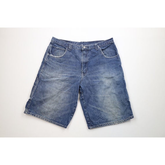 XXL Zipper Denim Mini Shorts - OBSOLETES DO NOT TOUCH