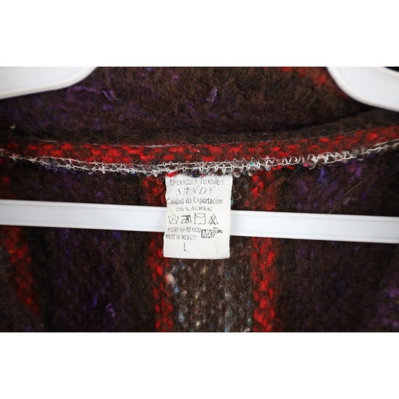 90s Streetwear Mens Size Large Striped Color Bloc… - image 7