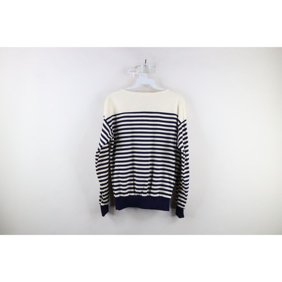 70s Streetwear Womens Large Striped Lightweight K… - image 8