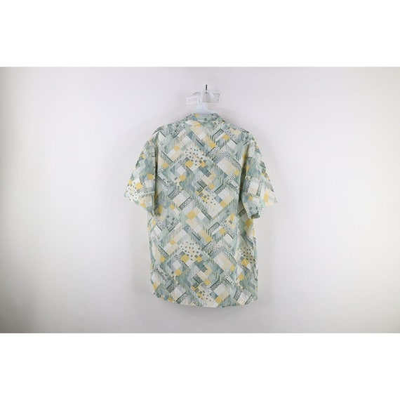 60s 70s Streetwear Mens Medium Faded Abstract Cam… - image 6