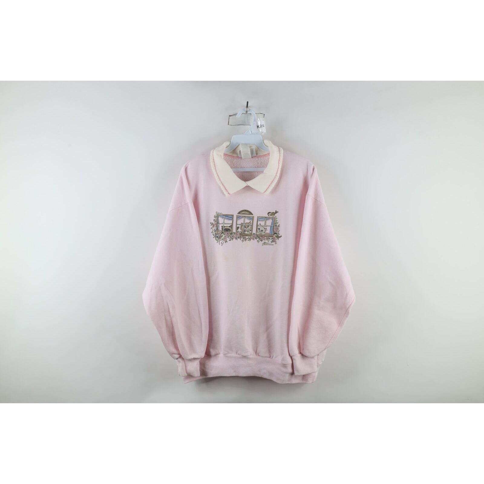 vintage cat × fish × flower sweat Horrible Japanese Cat Vintage Sweatshirt – ShawnCraft