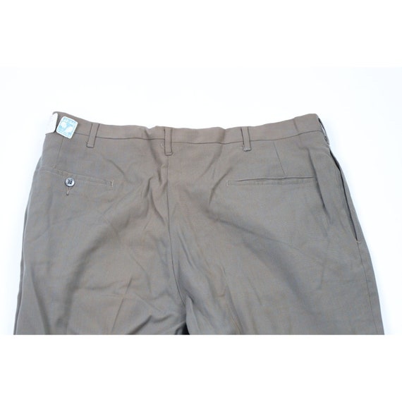 洋服通販 - 新作アイテムを Gabardine 36 Mens 50s Vintage NOS Rayon Front Flat Blend パンツ