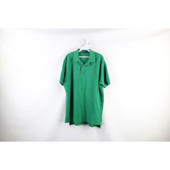 90s Ralph Lauren Mens XL Faded Short Sleeve Colla… - image 1