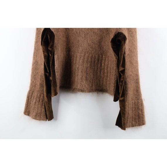 90s Express Womens Small Mohair Wool Chunky Knit … - image 3