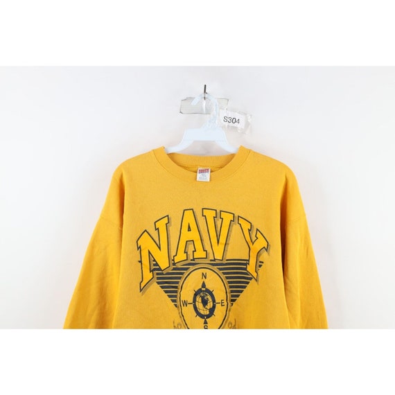 90s Womens Large Spell Out United States Navy Mom… - image 2