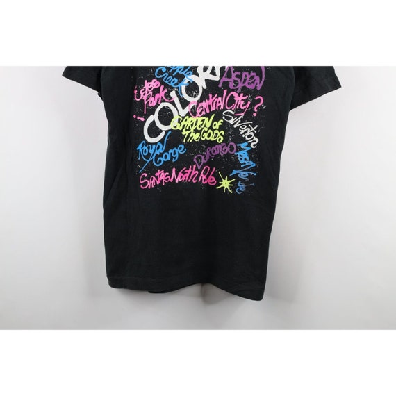 90s Streetwear Mens Medium Faded Spell Out Colora… - image 3