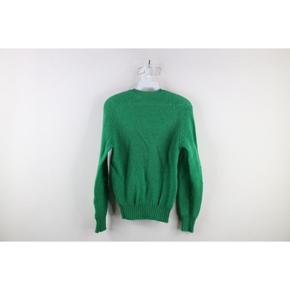 90s Streetwear Womens Small Blank Shetland Wool K… - image 6