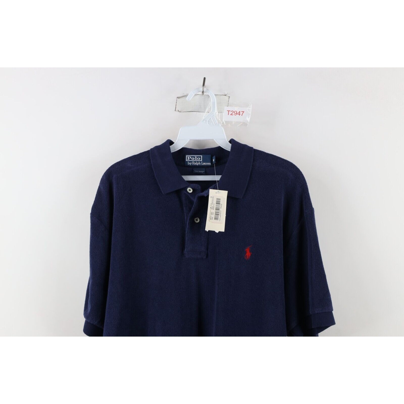 【Polo Ralph Lauren】90s Dead Stock Polo T Vintage Deadstock Polo Ralph Lauren Polo Shirt 90s Size 2XL