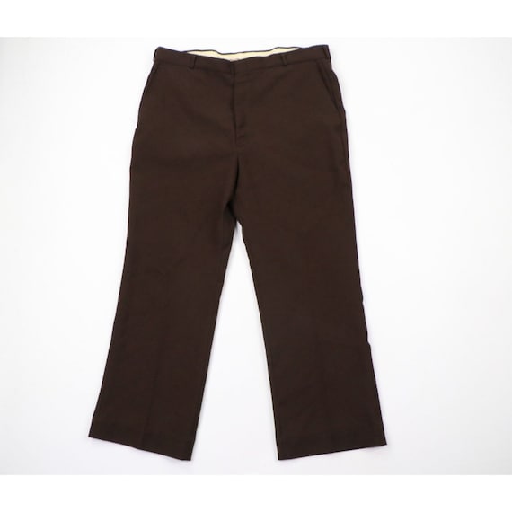70s Streetwear Mens 38x29 Wide Leg Bell Bottoms K… - image 1