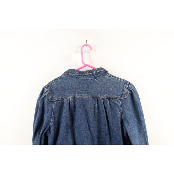 90s Streetwear Womens Large Distressed Flannel Li… - image 10