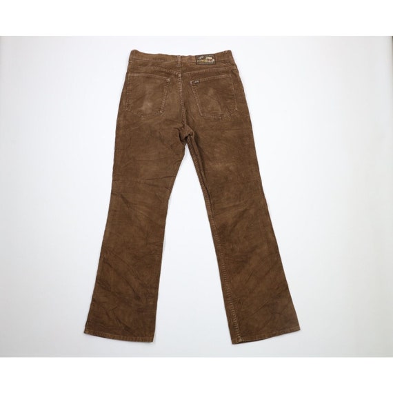 70s Gap Mens 32x31 Faded Flared Bell Bottoms Cord… - image 7