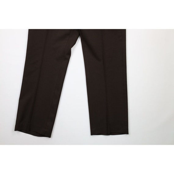 70s Streetwear Mens 38x30 Faded Knit Wide Leg Bel… - image 4