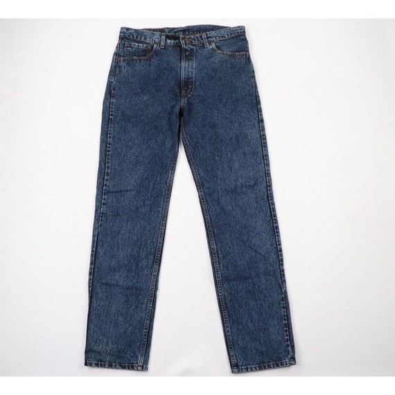 90s Levis 505xx Mens 36x34 Distressed Acid Wash R… - image 1