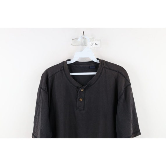 90s Streetwear Mens Large Faded Blank Short Sleev… - image 2